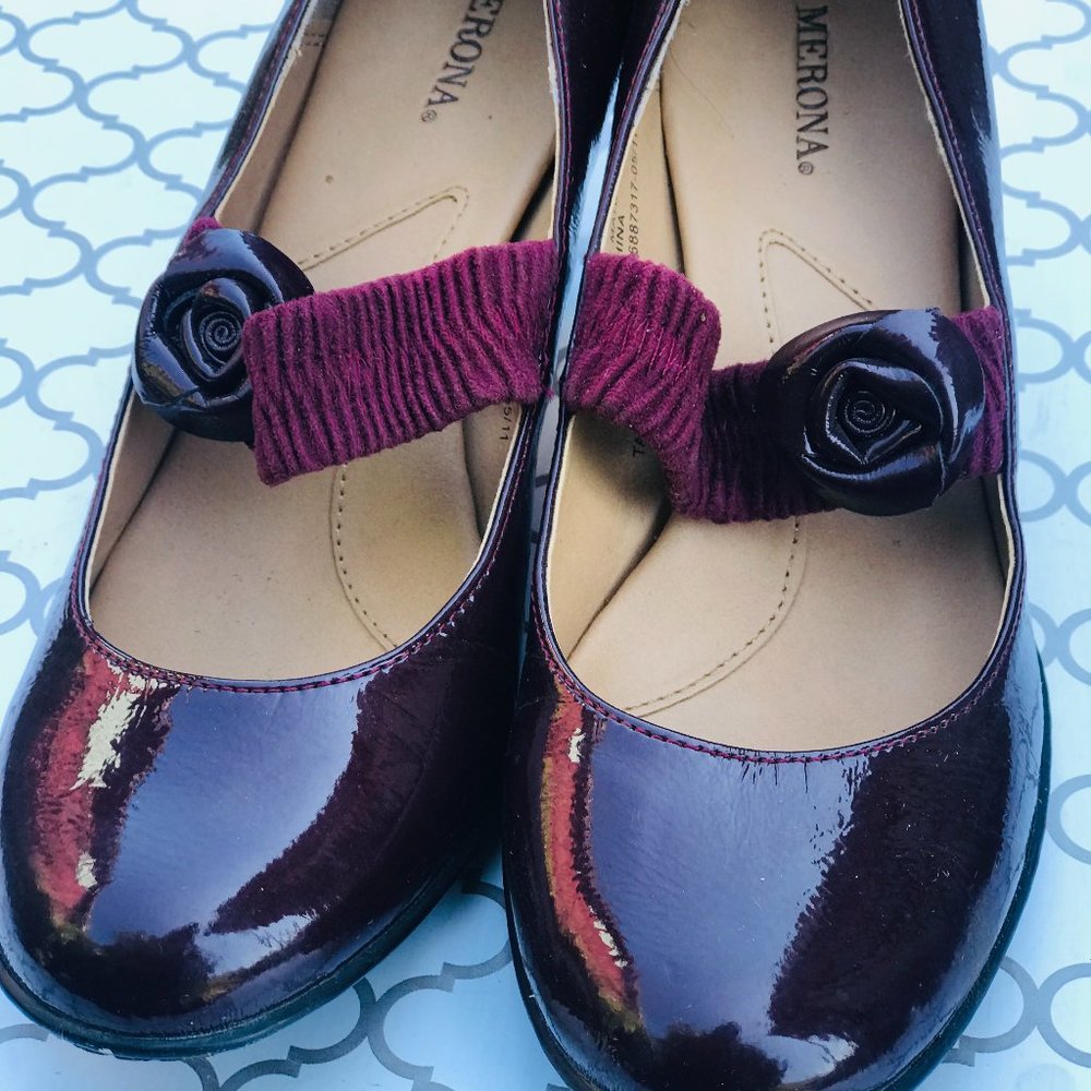 Burgundy Merona Kitten Heels